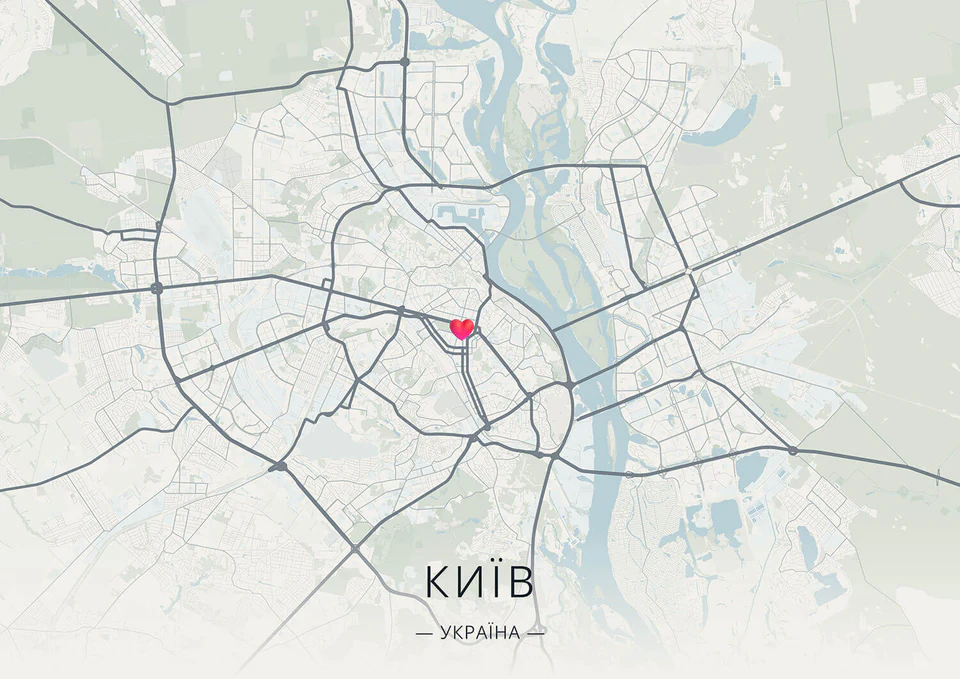 Приклад макета карти міста