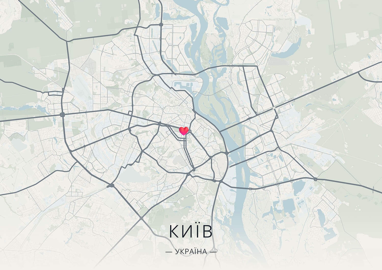 Приклад макета карти міста